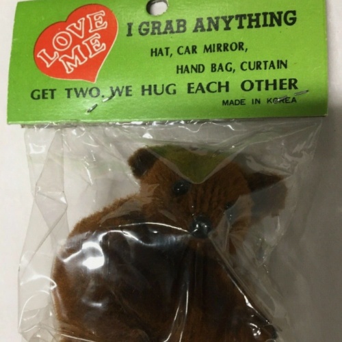 1970’s Vintage Clip On Bear