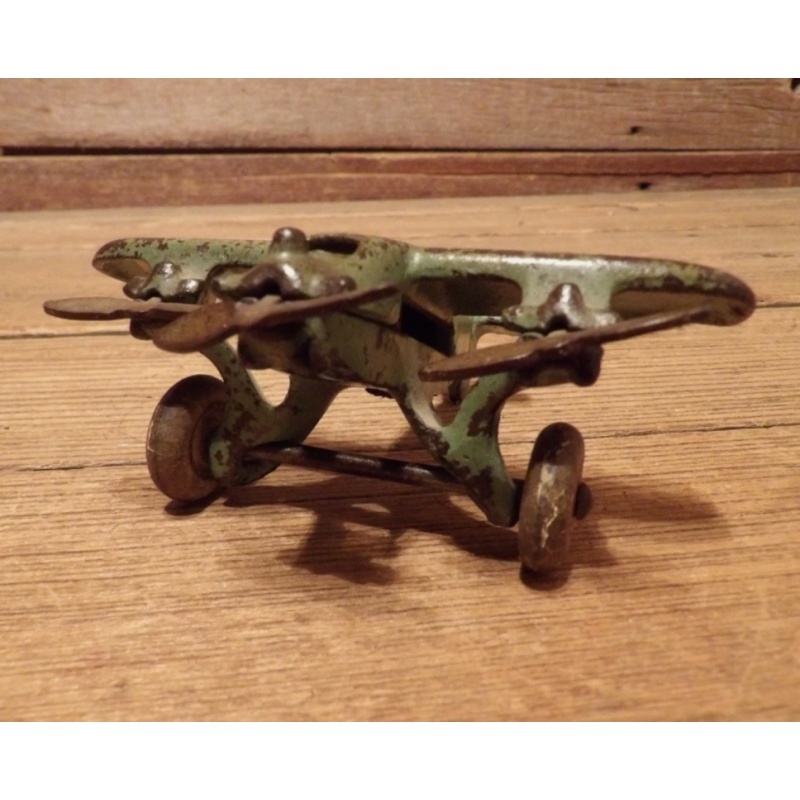 Vintage 1937 Hubley Tri-Motor Airplane 362 Plane 100% Original Cast Iron Arcade